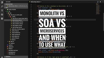 Monolith vs SOA vs MicroServices and when to use what