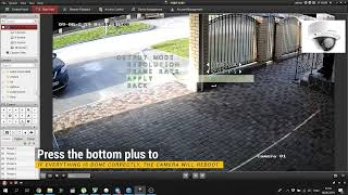 how to change the resolution of a hikvision analog  camera