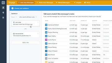 Using Audiences with Intercom Engage
