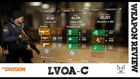 The Division LVOA-C High End Assault Rifle Review