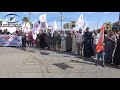 تظاهرة في بلدة عين عيسى شمالي الرقة في ذكرى السنوية الأولى للعملية العسكرية التركية "نبع السلام"