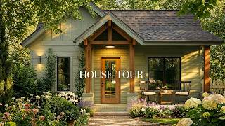Lovely Tiny House Design | 650 Sq Ft 1-Bedroom | Simple Life with Farm House