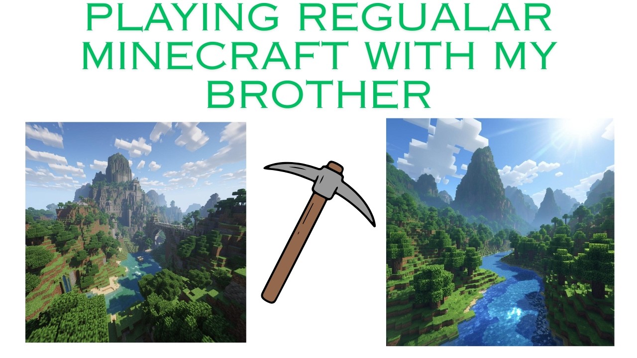 Playing Minecraft with my Brother - YouTube