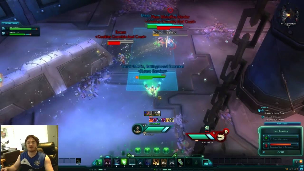 (LvL30)Medic (DD) + Medic (DD) Vs Spellslinger (H) + Engineer (DD)