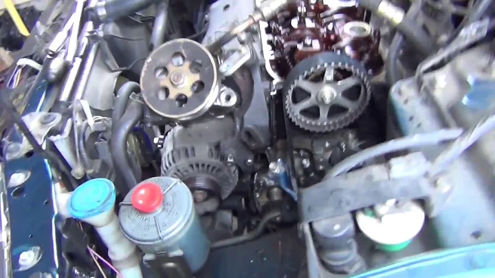 Honda Accord 2.2 Non V-tec Timing Belt and Water Pump Replacement (Boring Repair Video)