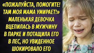 &quot;Спасите, там моя мама умирает&quot; - маленькая девочка вцепилась в мужчину в парке и потащила его в лес