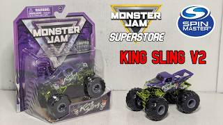 2025 Spin Master Monster Jam Superstore King Sling V2 Unboxing And Review