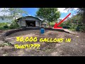 How to bury a rainwater tank 2 feet deep
