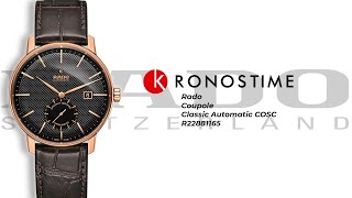 Rado Coupole Classic Automatic COSC R22881165 обзор часов - KronosTime.RU