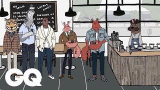 話題のコーヒーショップで見栄をはると大変！ | Ep5 Gentlemen Lobsters | GQ JAPAN