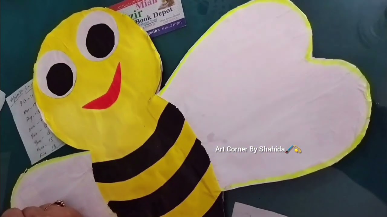Beautiful  Hony bee| wall hangings idea 🐝|100% Copyright-free music  🎶 