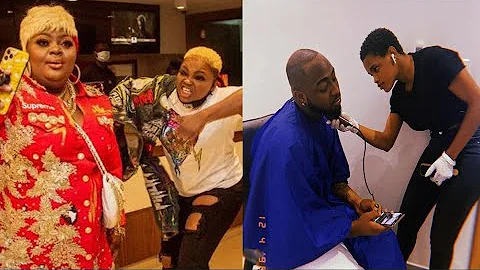 Funke Akindele Mocks Eniola Badmus / Meet Princess, The Beautiful & Curvy Barber Of Davido