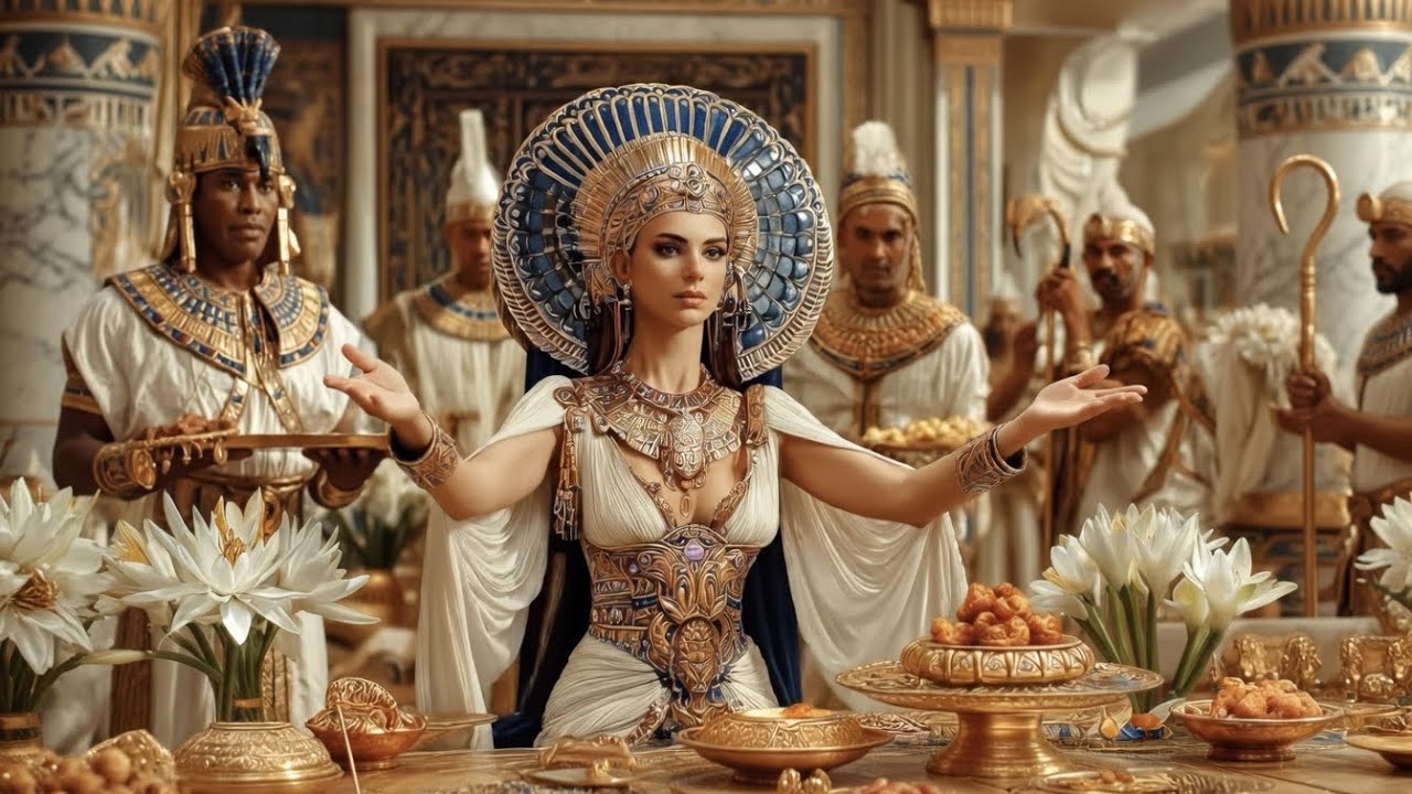 Cleopatra Royal Birthday Fantasy | Ancient Egyptian Queen Celebration | Relaxing Music & Visual Art