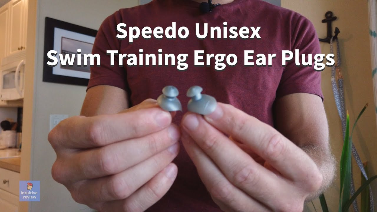 Speedo Unisex Swim Training Ergo Ear Plugs - YouTube