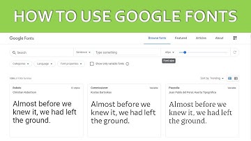 How to Use Google Fonts in Your Website || Google Fonts Tutorial: Add custom fonts to your website