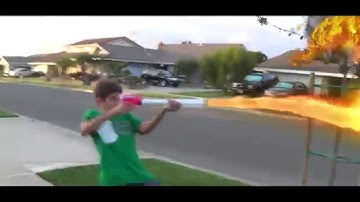 Flamethrower Prop Gone Wrong