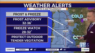 Frosty morning lows, warming trend expected for Portland screenshot 4