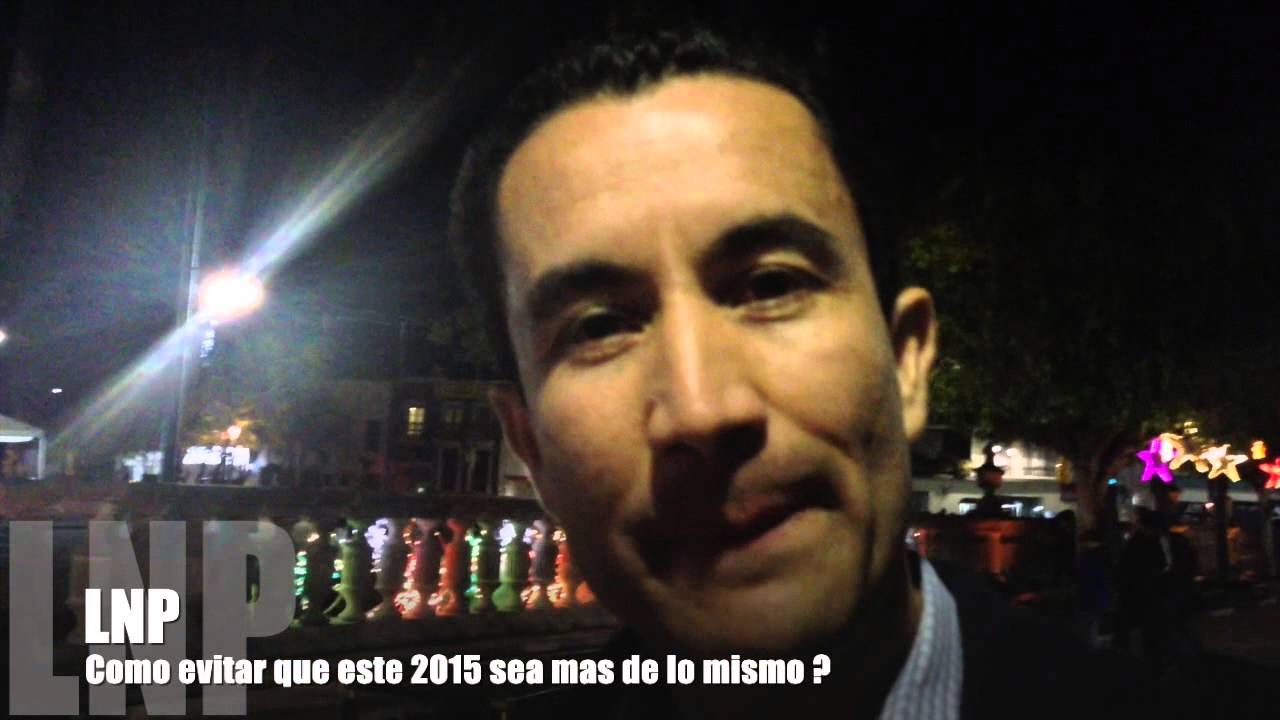274 Como Evitar que este año termine en mas de lo mismo ? por Luis R Landeros