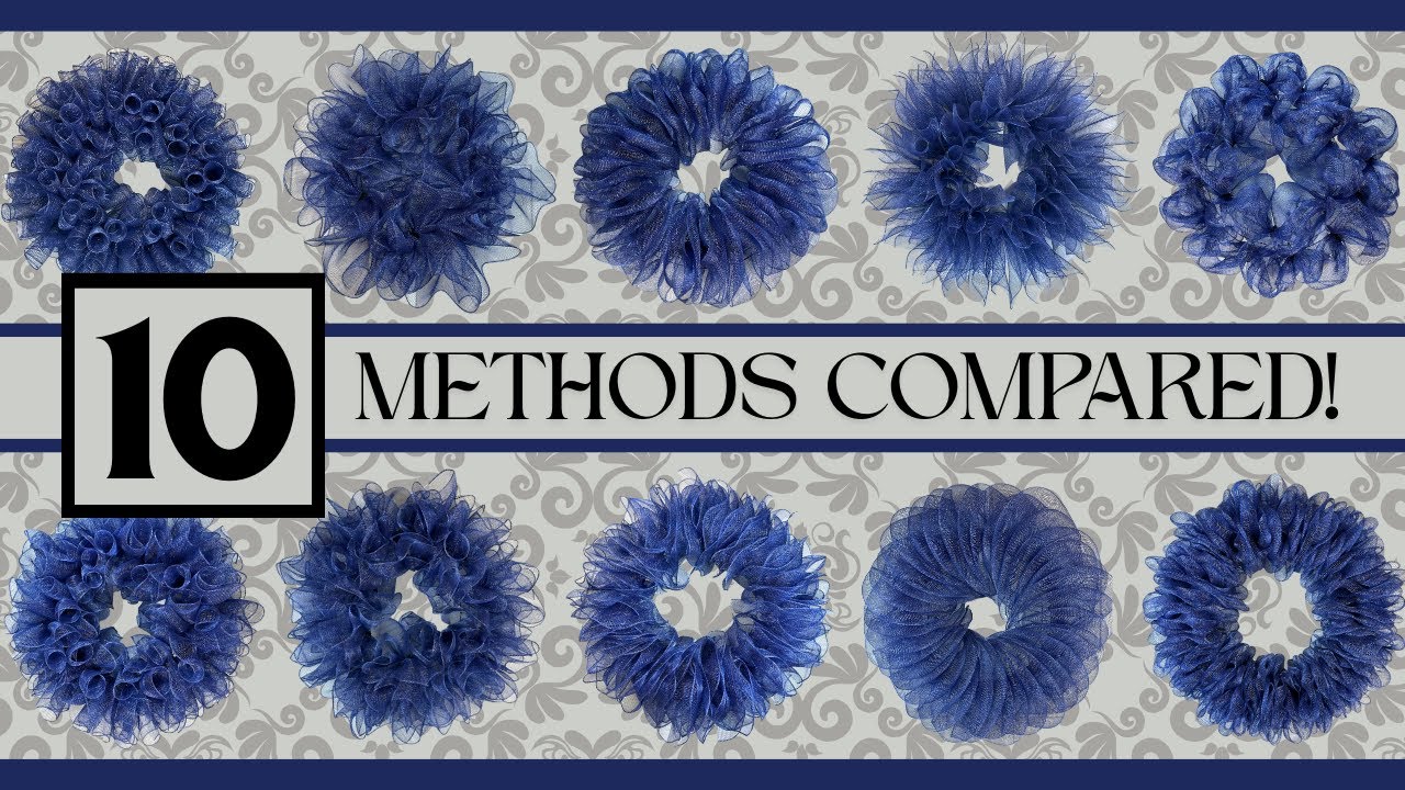 BEST WREATHS FOR 10-INCH DECO MESH!