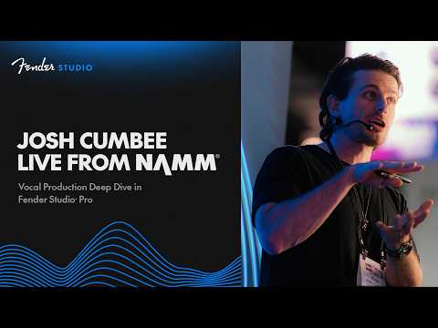 Josh Cumbee: Vocal Production in Fender Studio Pro | The NAMM Show 2026 | Fender Studio