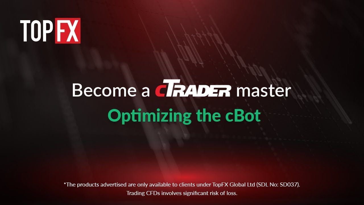 Become cTrader Master - part 38 - Optimizing the cBot - YouTube