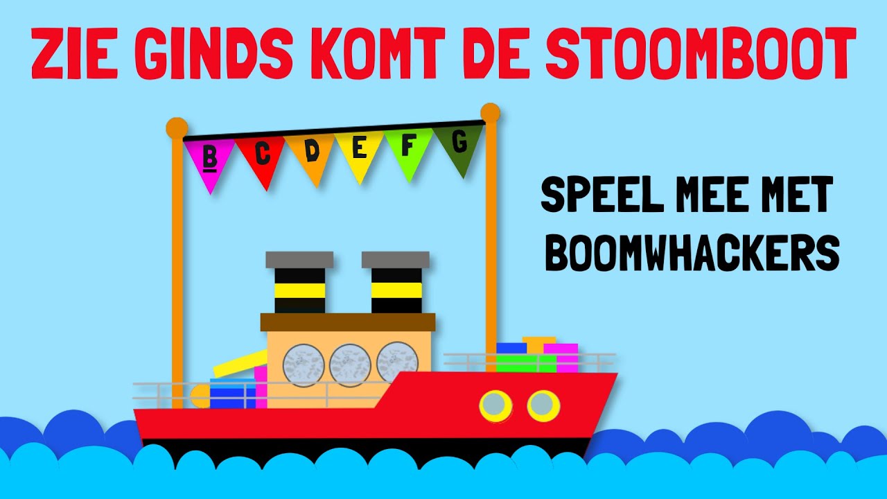 Zie ginds komt de stoomboot - Boomwhackers - YouTube