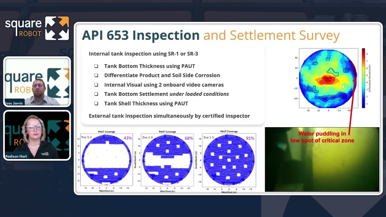 Internal Robotic API 653 Tanks Inspections and Capabilities in Midstream Facilities