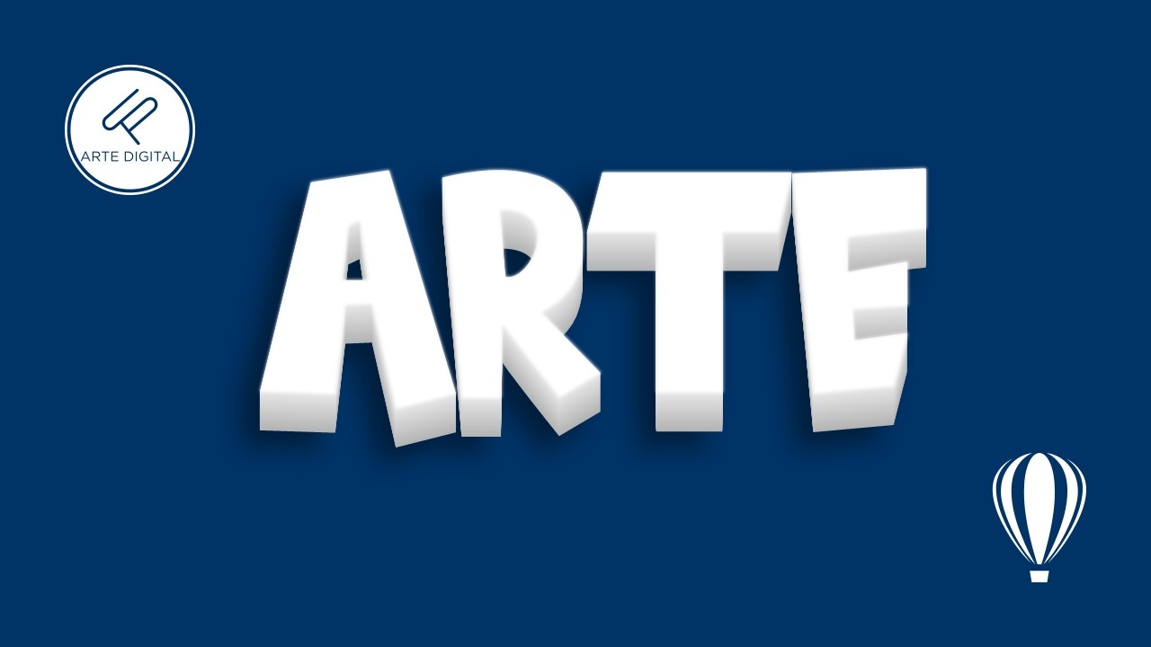 Pouca Gente Usa Essa Ferramenta Para Criar Texto em Relevo no Corel.