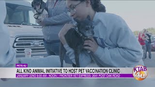 All Kind Animal Initiative to host free pet vaccination clinic January 22nd