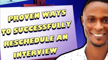 Tips To successfully reschedule an interview |Interview tips | Job search tips #jobsearchtips