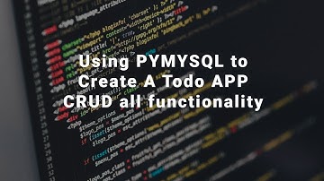 CRUD Operation in python with project Todo List | CodeWithArpit