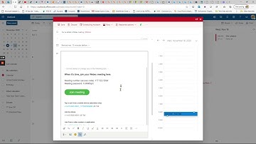 Schedule a webex meeting in O365