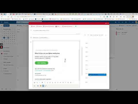 Schedule a webex
