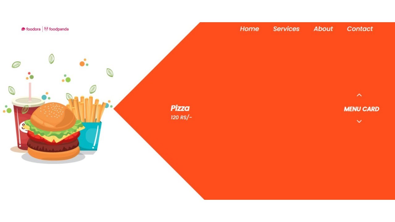 Build a Complete Website Using HTML,CSS and JAVASCRIPT | Food ...