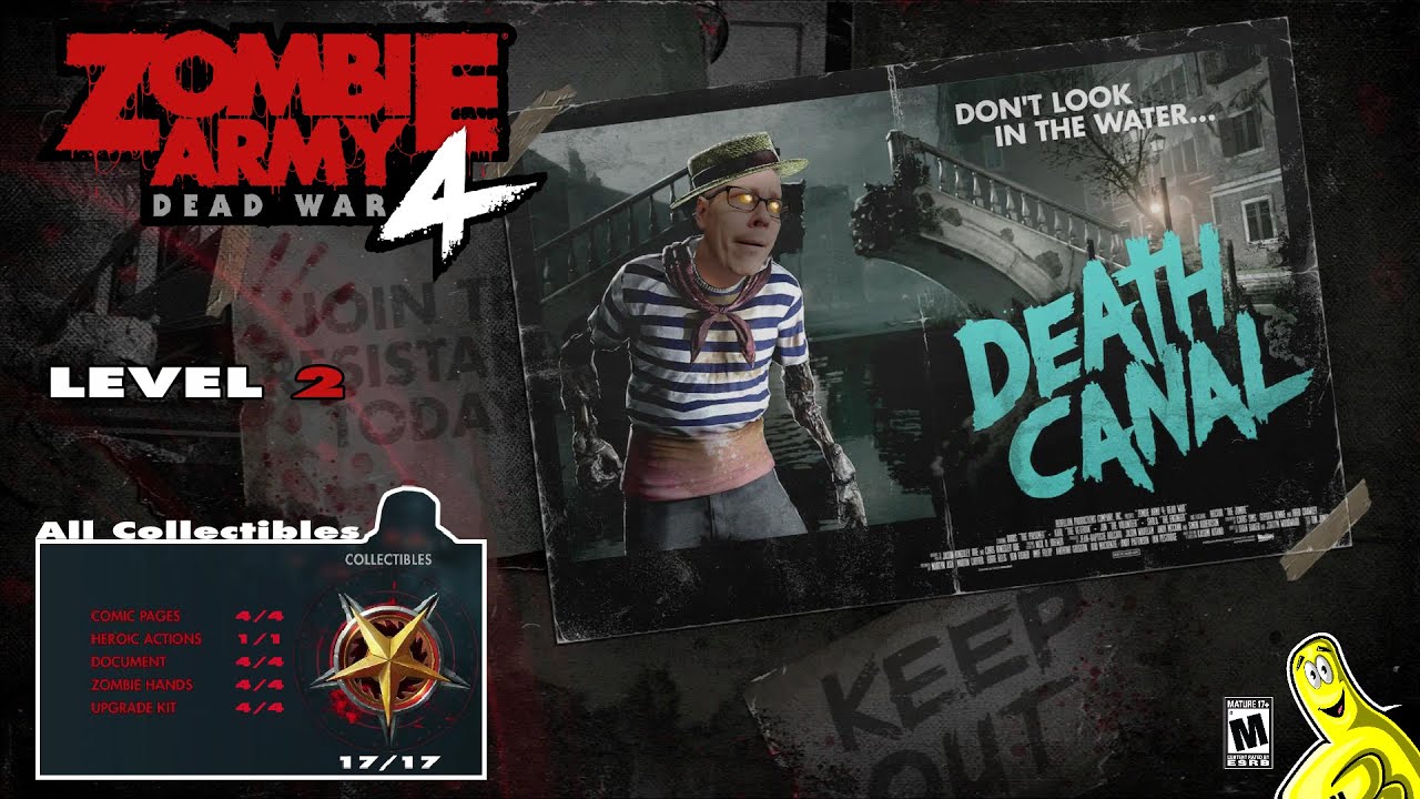 Zombie Army 4: Level 2 / Death Canal (All Collectibles) - HTG