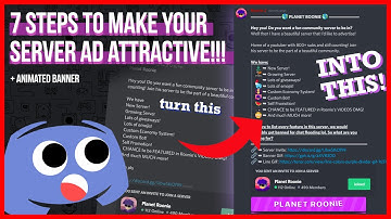 How to Make An ATTRACTIVE Server Advertisement!!!
