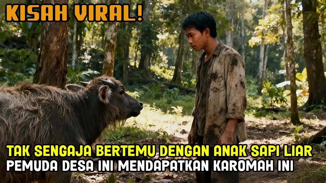 VIRAL! TAK SENGAJA BERTEMU DENGAN ANAK SAPI LIAR PEMUDA DESA INI MENDAPATKAN KAROMAH INI