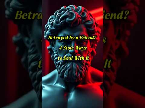 Betrayed By A Friend 4 Stoic Ways To Deal With It Stoicism 