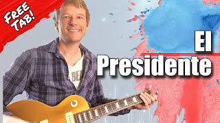 Drugstore Thom Yorke : El Presidente : Guitar Lesson Tutorial #265