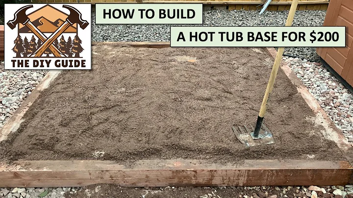 How to Build A Hot Tub Base for $200 | DIY Guide | Ep 3