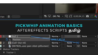 Aftereffects Expressions 104 - Pickwhip Animation [TAMIL]