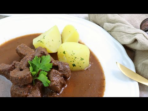German Goulash - German Beef Stew With Rich Red Wine Gravy | German Recipes by All Tastes German