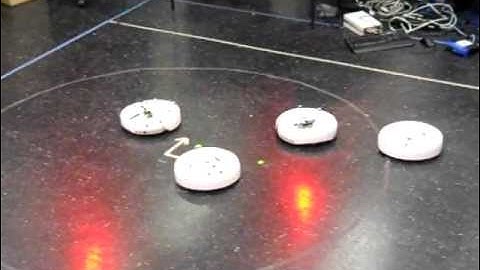 Formation Control of Four Wheeled Mobile Robots