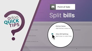 Odoo Quick Tips - Split bills [POS] Profile