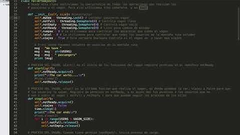 RollerCoaster with Semaphore Python
