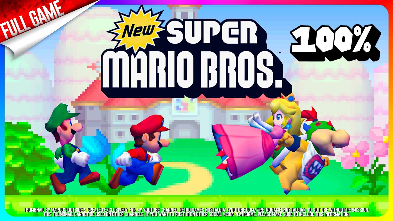 New Super Mario Bros. (Nintendo DS) Longplay | US - YouTube