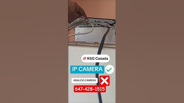 ip camera vs analog camera #ipcamera #analog #installation #cctvcamera