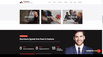Zuberia - Business Consulting Services WordPress Theme finance 15 Easy Create Website