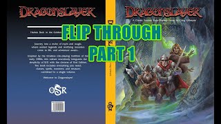 Flip Through of Greg Gillespie's Dragonslayer RPG (Part I)