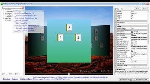 Chart4.NET Organization Chart Component - Features Video
